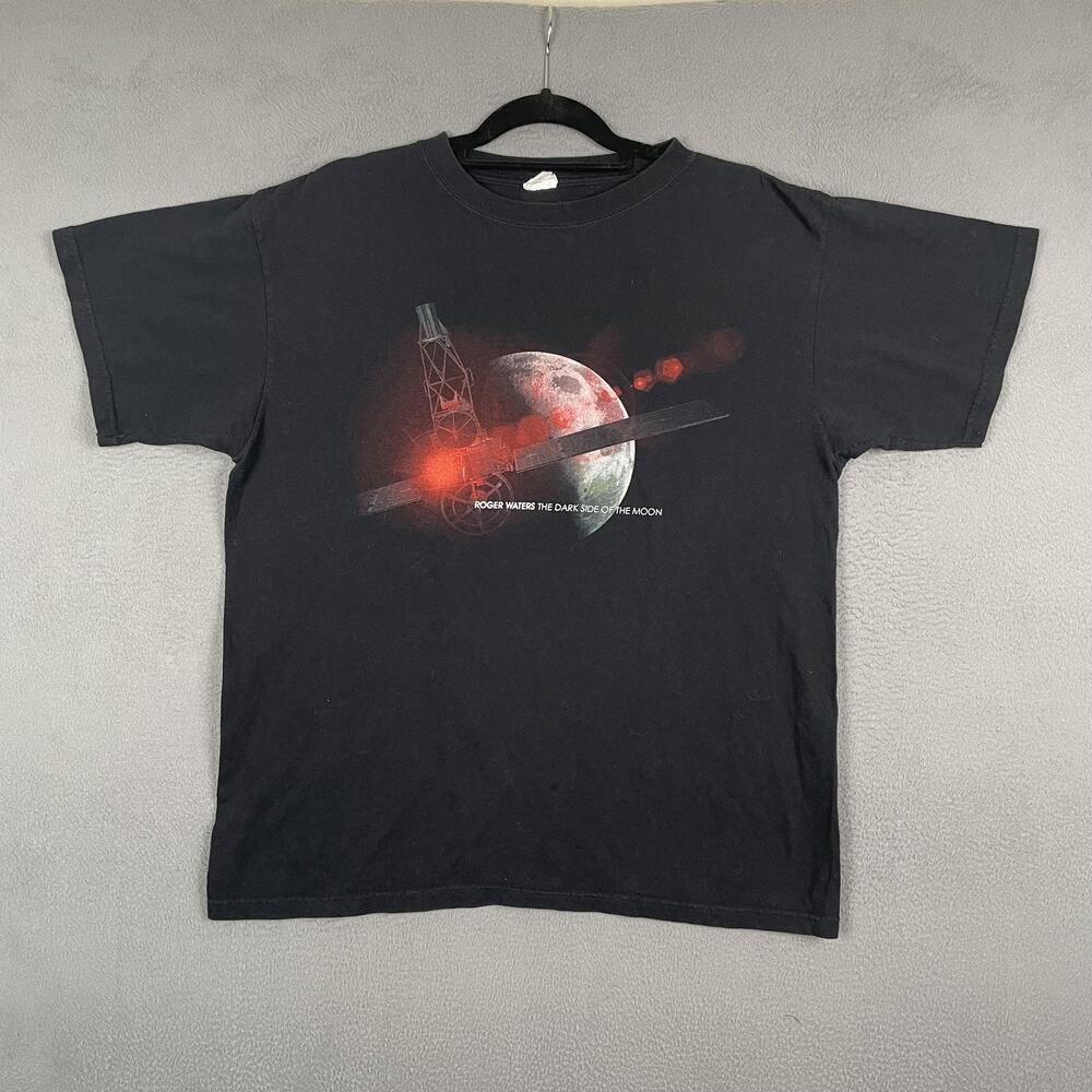 Roger Waters Dark Side Of The Moon Shirt Mens Large Black 2007 Tour Band Rock